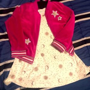 Wonder kids toddler dress with detachable jacket